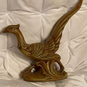 Mary west gold pheasant figurine
